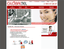 Tablet Screenshot of globaltel.es